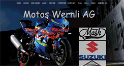 Desktop Screenshot of motos-wernli.ch